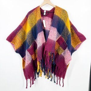 Jenni Open Front Thick Cardigan Tassels